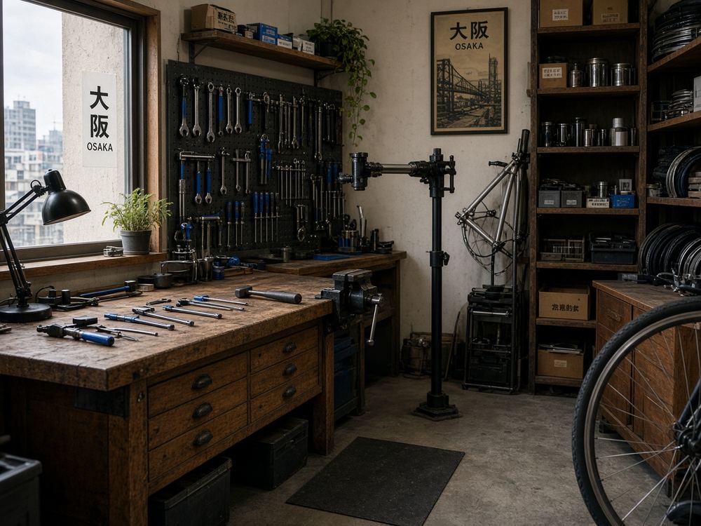 About the Bike repair shop studio at Studio Closer Biology